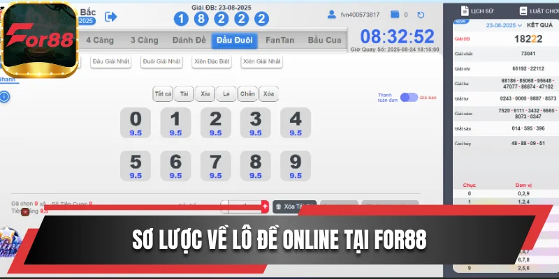 Sơ lược về lô đề online tại For88