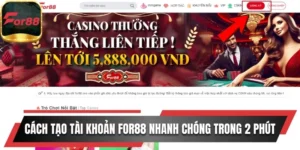 tạo tài khoản For88